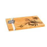 Etched Bees Oak Serving Board Tableware Foxyavenue UK